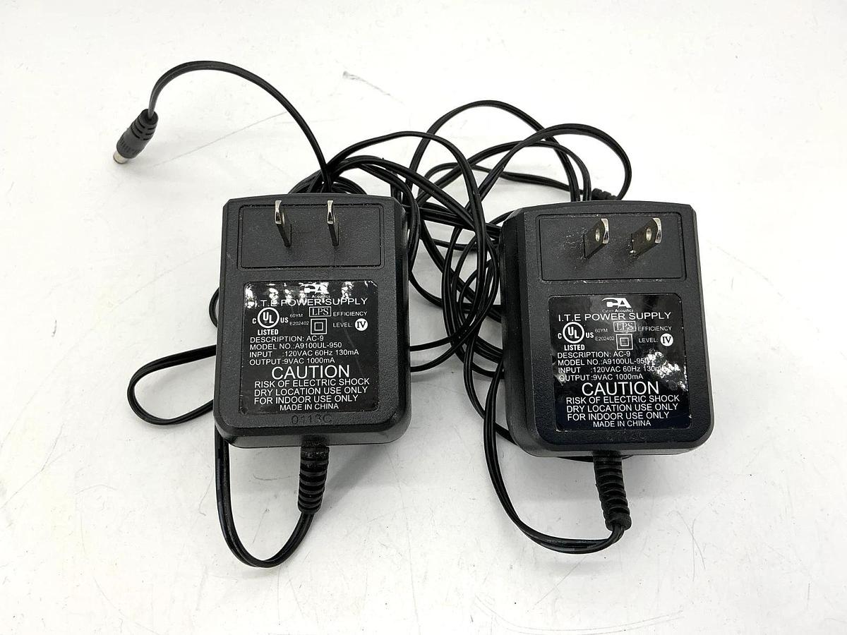 Used Lot of 2 Cyber Acoustics A9100UL-950 ITE Power Supply AC-9 Input: 120VAC 60HZ