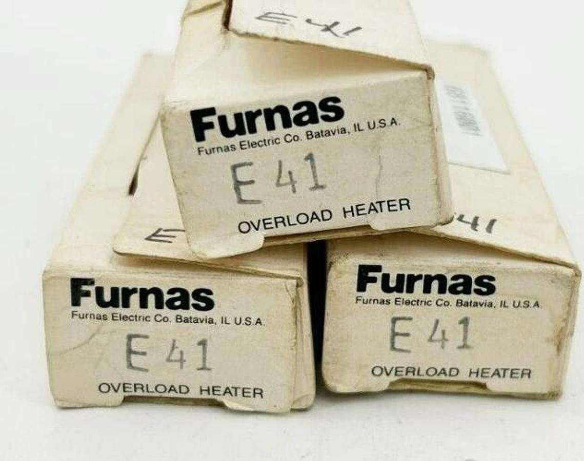 Lot of 3 New Furnas E41 Overload Relay Thermal Units