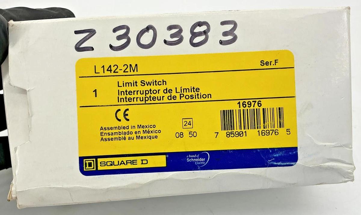 New Square D L142-2M Ser F Limit Switch RB Denison Lox-Switch 10A 600VAC L1422M