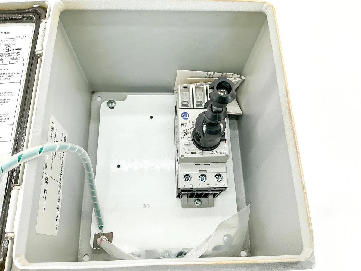 New Allen Bradley 140M-F-DB25X Manual Combination Starter 575V Ser.A - No Box