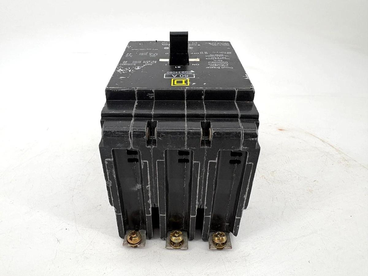 Used Square D EGB34060 Circuit Breaker 60A 480Y/277V 3-Pole