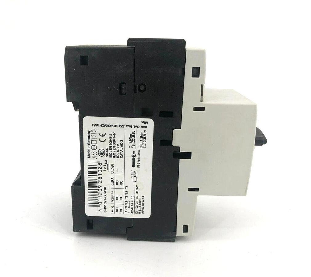 New Siemens 3RV1021-0CA10 Circuit Breaker
