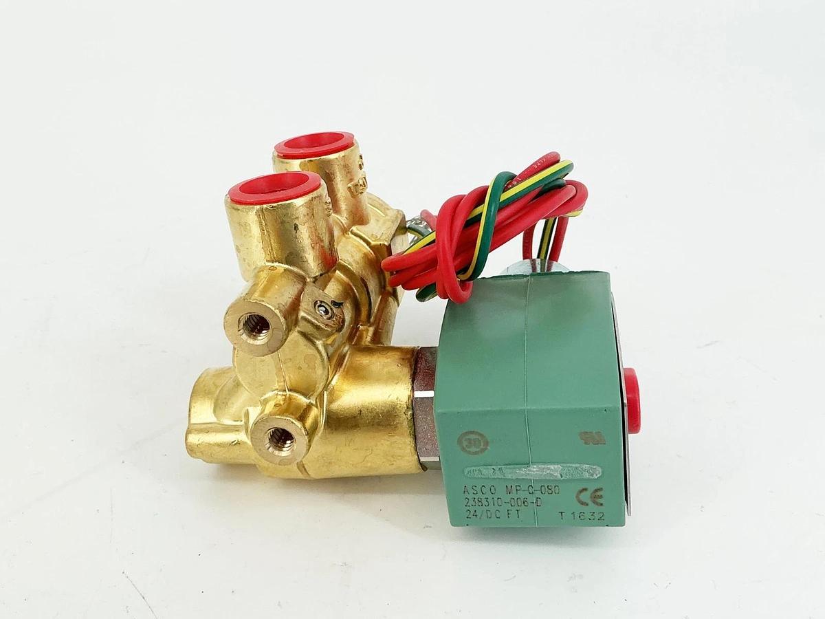 New Asco 8321G002 24VDC Solenoid Valve 200PSI 3/8" Pipe 10.6W