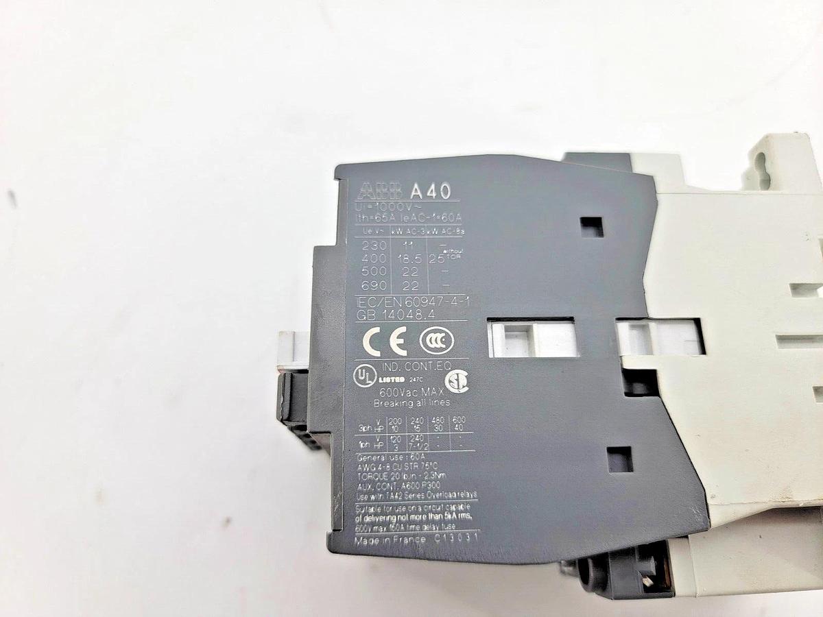 Used ABB A40-30-10-84 Magnetic Contactor 120VAC 3P