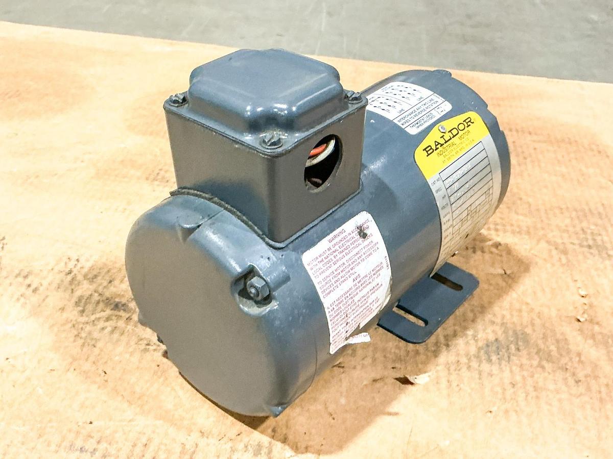 Used Baldor 33-1079-1002 Electric Motor 1-1/2HP 3PH 460V 3450RPM