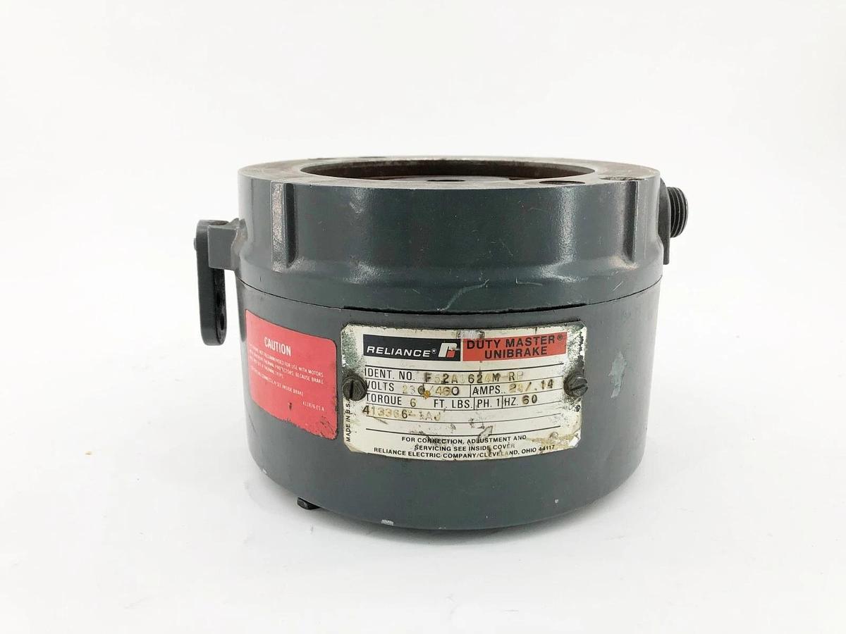 Used Reliance F52A0624M-RP Duty-Master Unibrake 230/460V .28/.14A 6FT. LB. 1PH