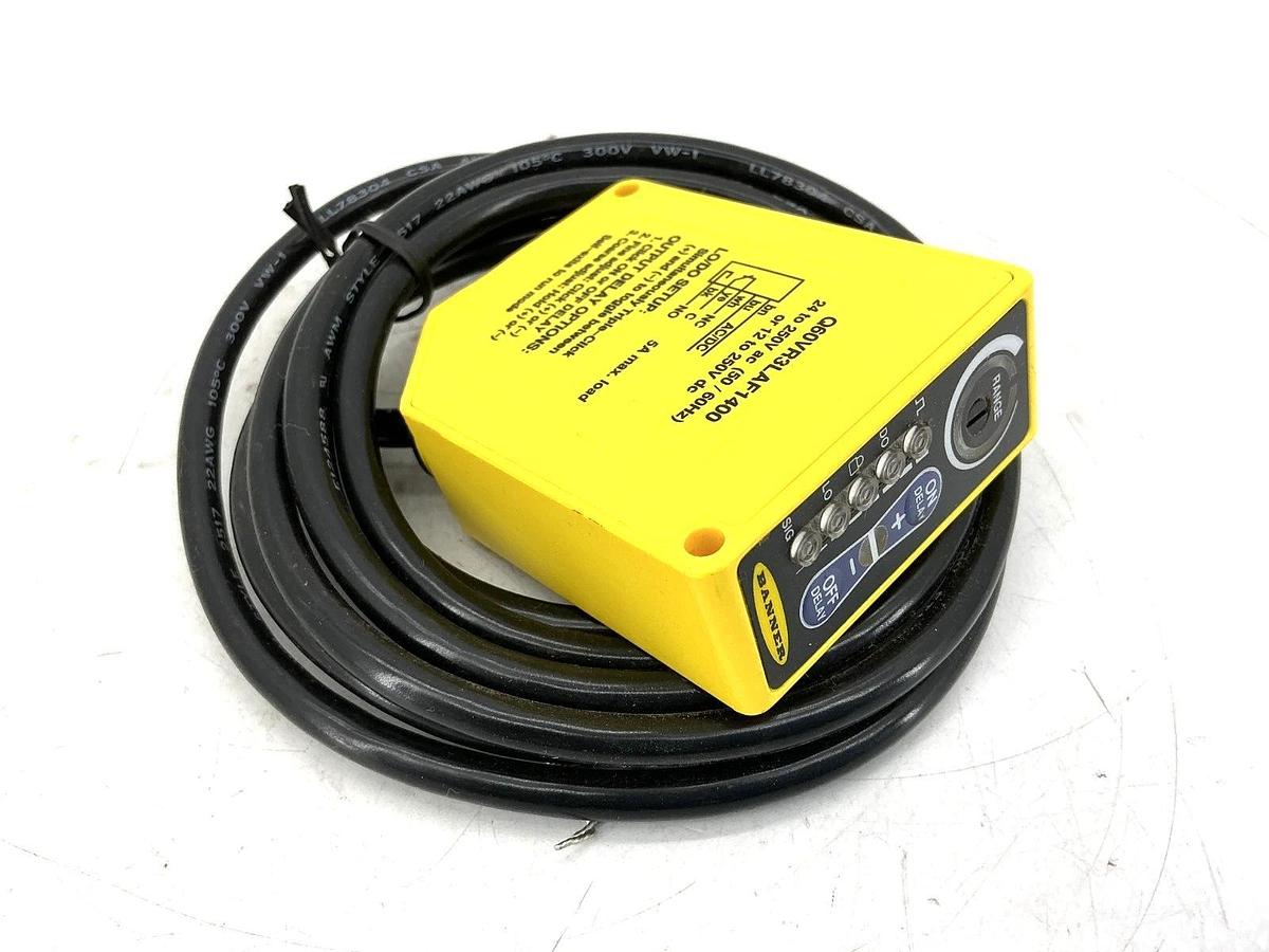 New Banner Engineering Q60VR3LAF1400 Photoelectric Switch 5A 250VAC 71635 No Box