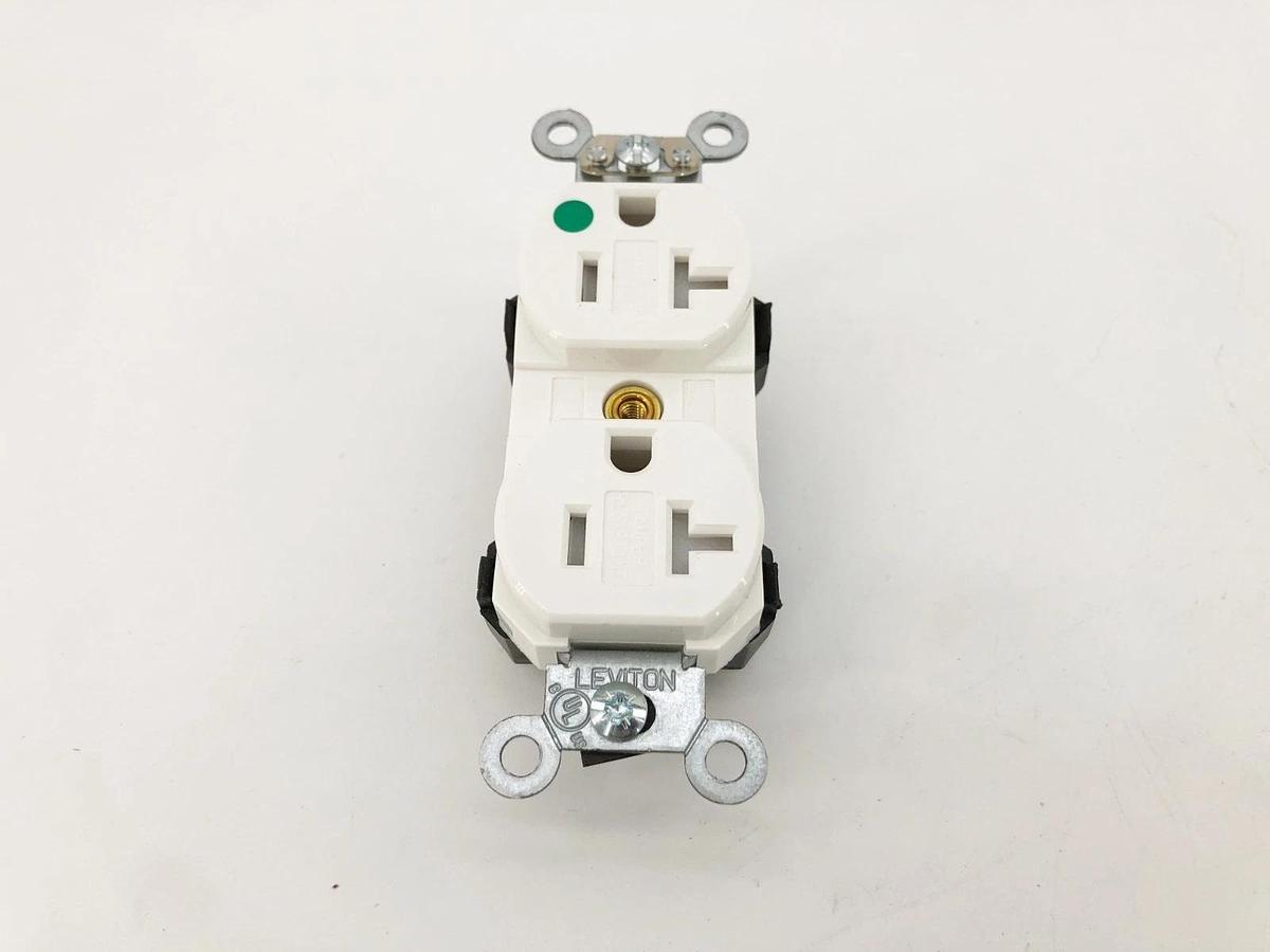 New Leviton MT830-W Lev-Lok Modular Wiring Device 20A 125V White