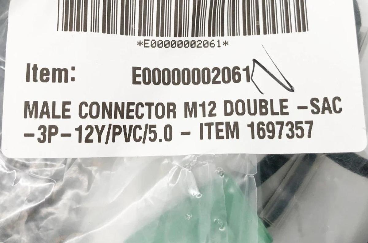 New Phoenix Contact SAC-3P-M12Y-2X/.../... Sensor Cable 5m 1697357