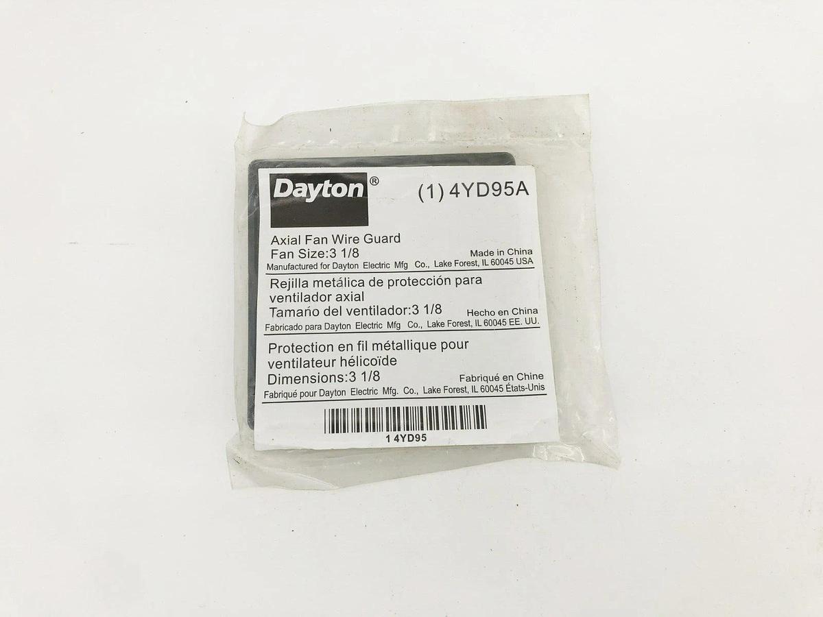 Lot of 2 New Dayton 4YD95A Axial Fan Wire Guards 3-1/8"