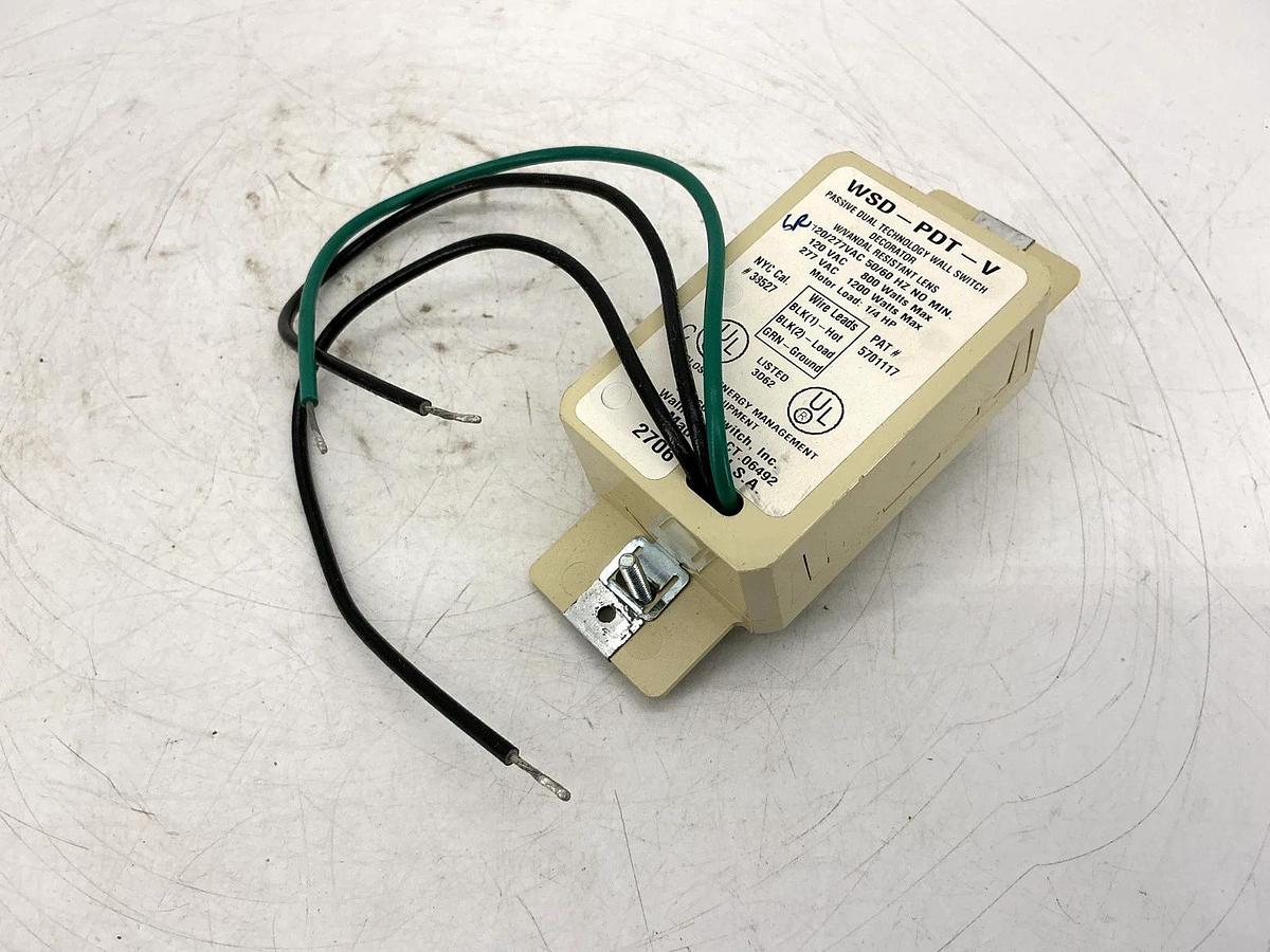 New Sensor Switch WSD-PDT-V-I Wall Switch Decorator Sensor Ivory Dual Tech 277V