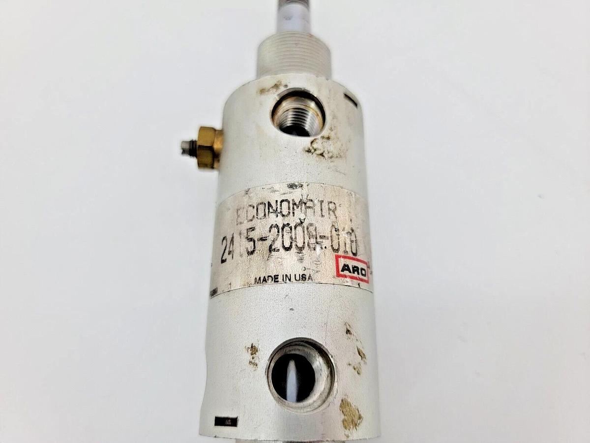 Used ARO 2415-2009-010 Air Cylinder 1-1/2" Bore 1" Stroke Double Shaft