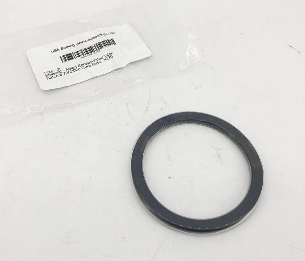 New USA Sealing ZUSA-CAM-VENV-3 Gasket 3" Teflon Encapsulated Viton