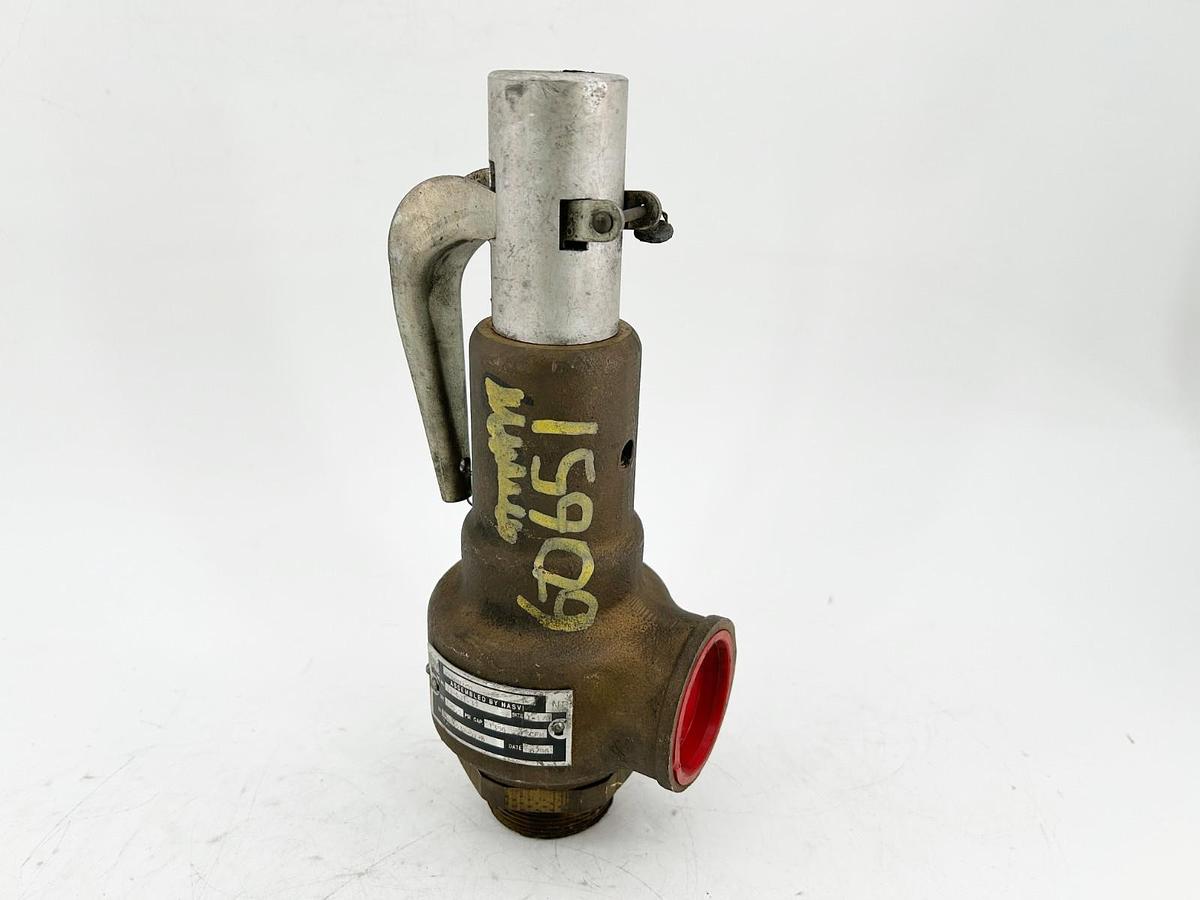 Used Conbraco 19-601-30 Pressure Relief Valve 1-1/2" Size 125PSI Set Pressure