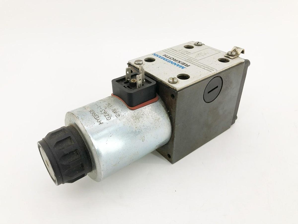Used Rexroth 3WE10A31/CG24N9Z4 Directional Control Solenoid Valve 24VDC 587141/3