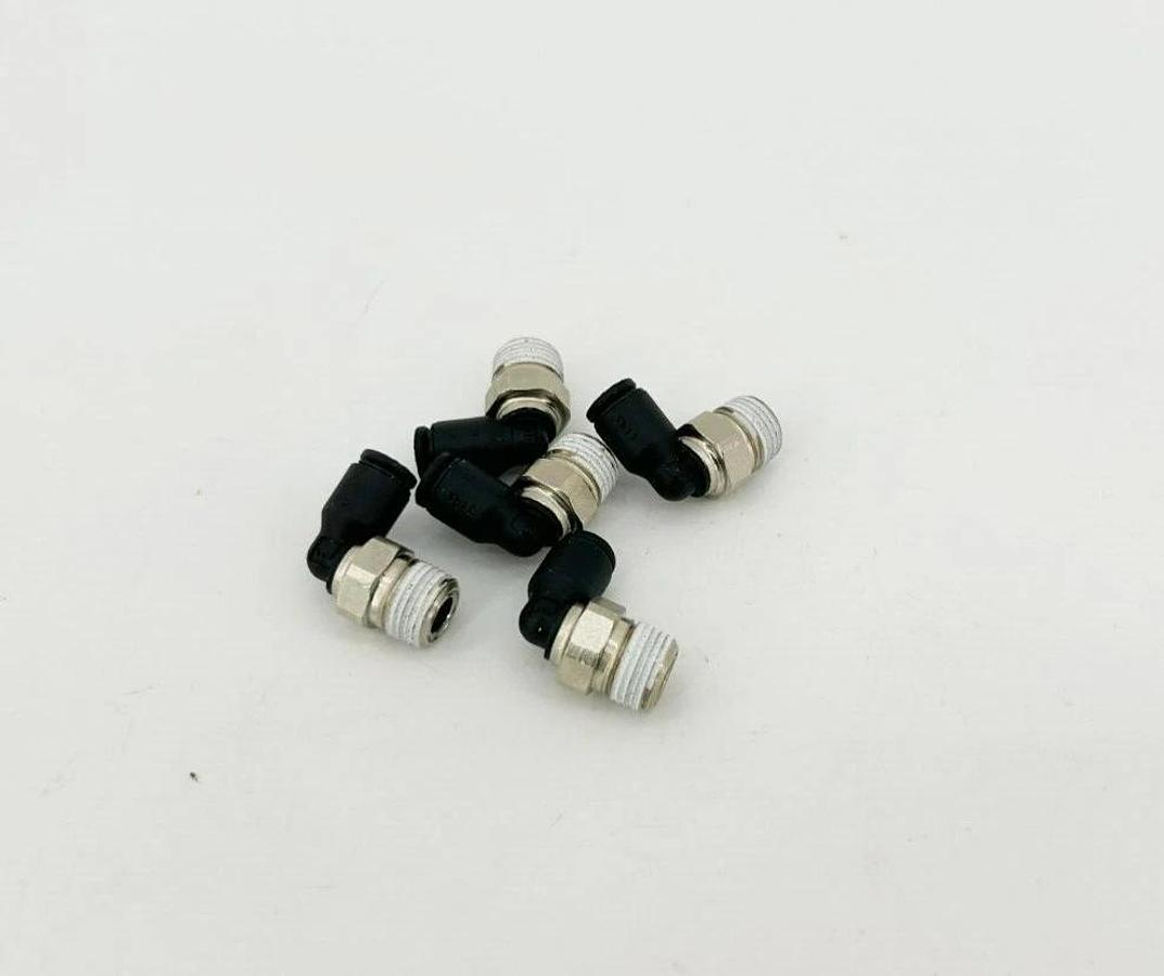 Lot of 5 New Lawson 86758 Male Elbows, 90 Deg. 5/32" x 1/8", 290PSI