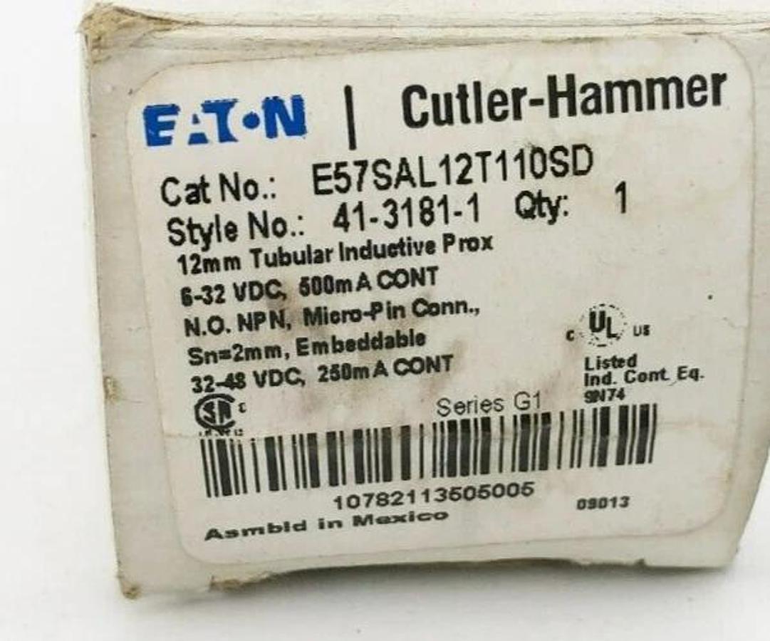 New Eaton E57SAL12T110SD Proximity Sensor 2mm Range 6-48VDC