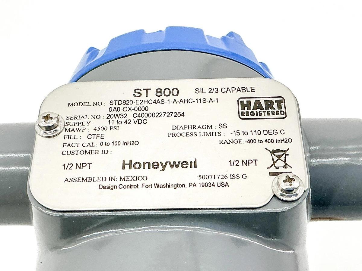 New Honeywell STD820-E2HC4AS-1-A-AHC-11S-A-10A0-OX-0000 Pressure Transmitter