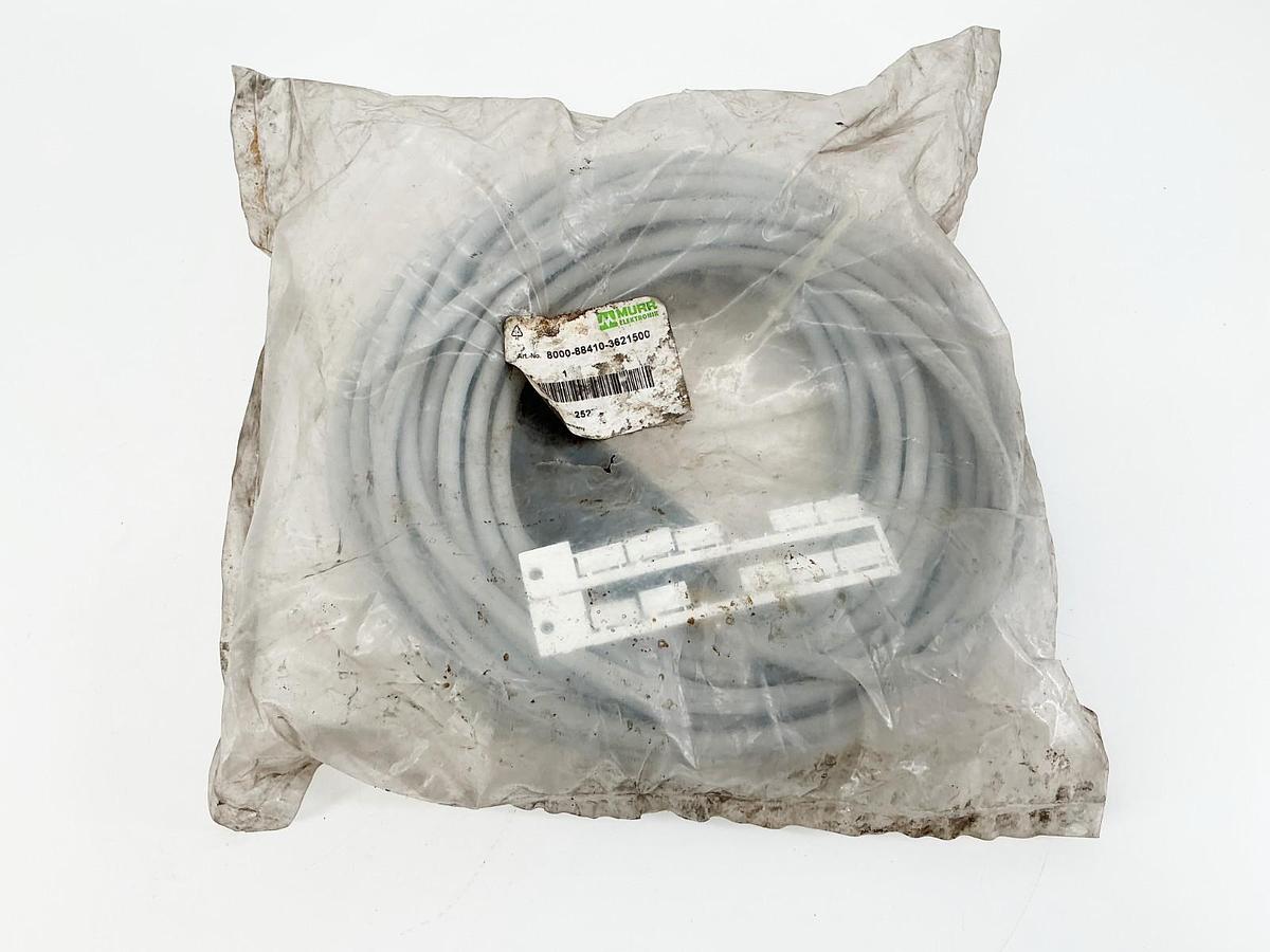 New Murr 8000-88410-3621500 Exact12 4 Pole Moulded Cable 24V 8XM12