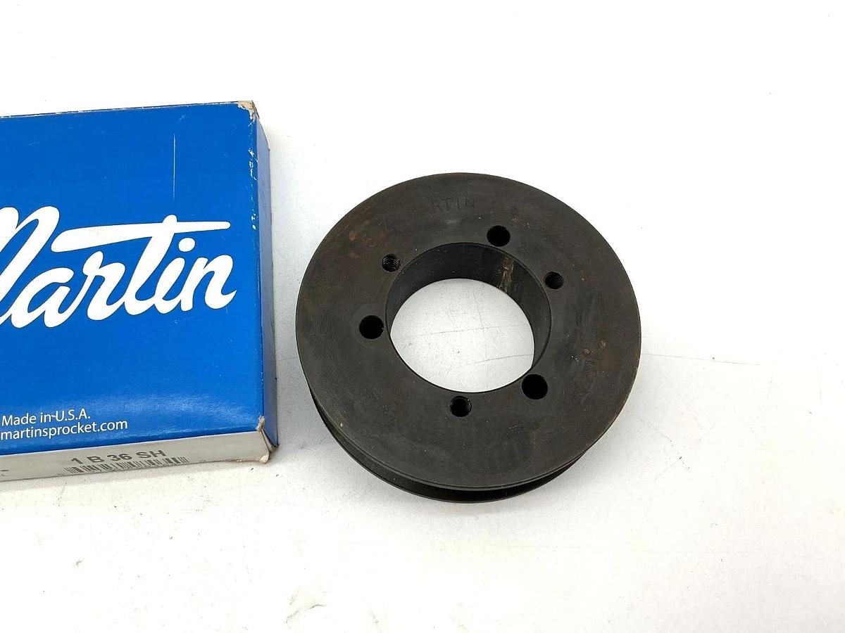 New Martin Sprocket martin 1B36SH Bushing Bore V-Belt Pulley 3.95" OD 1- Groove