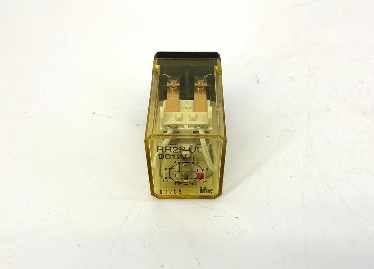 Used Lot of 3 IDEC RR2P-UL-DC12V Relay 2-Pole 8-Pin 12VDC Coil RR2P-UL