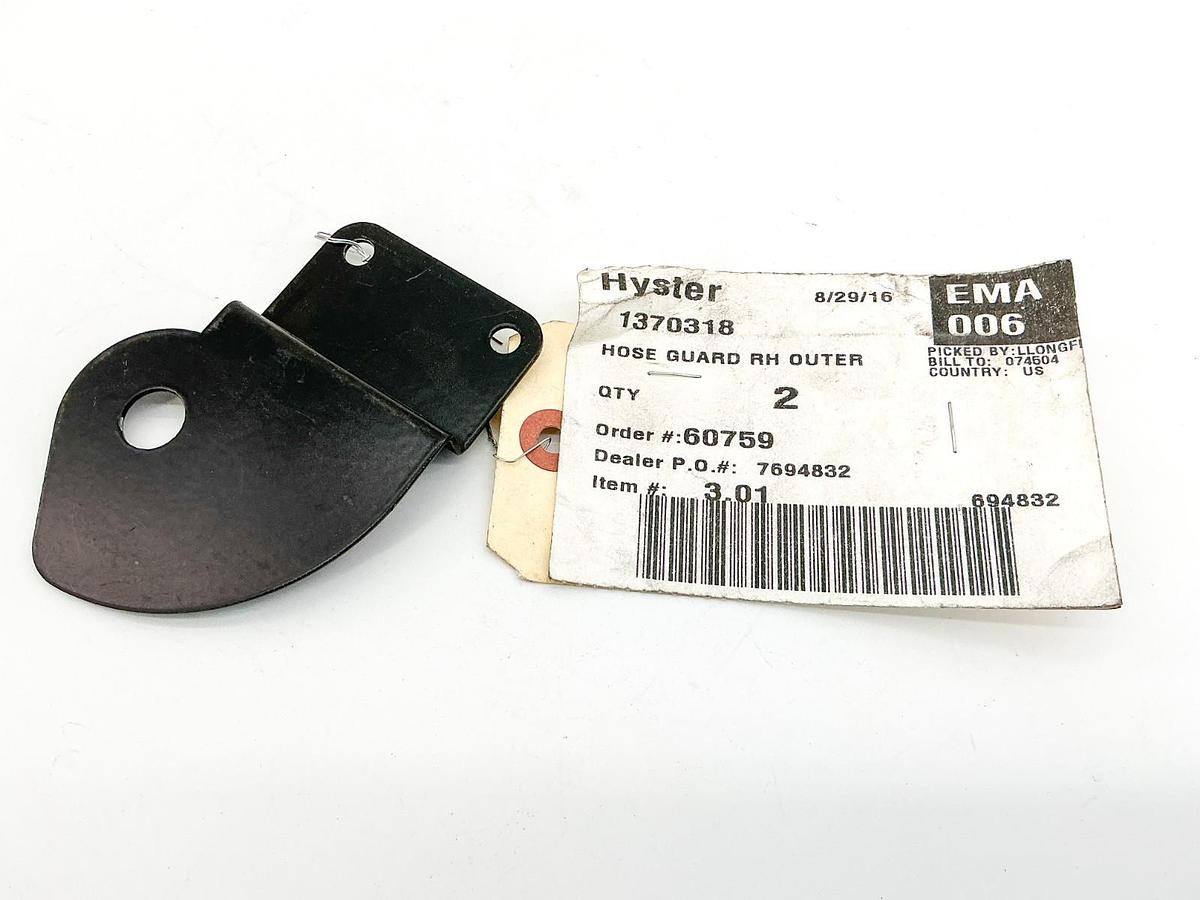 New Hyster 1370318 Outer RH Hose Guard