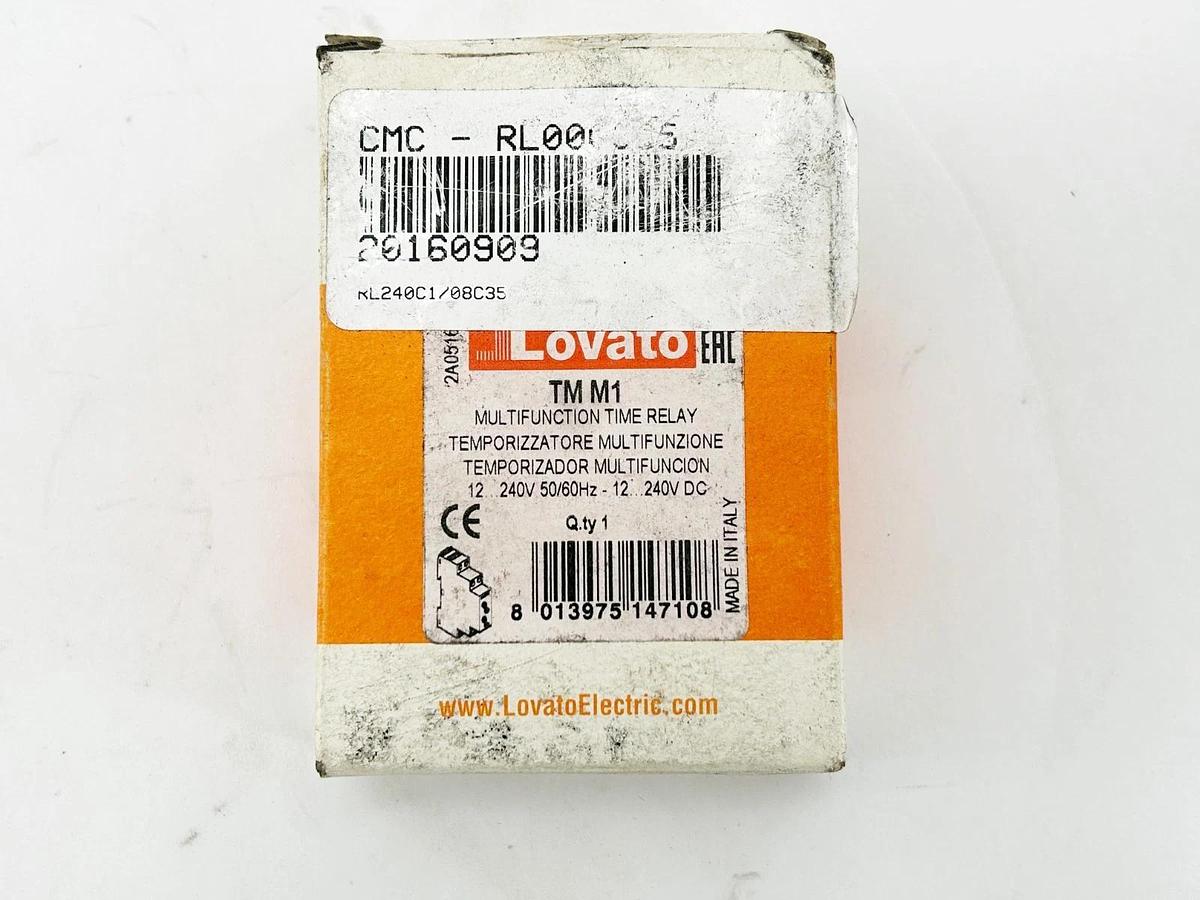 New Lovato TMM1 Multifunction Timer Relay 1 Output 50/60Hz 240V