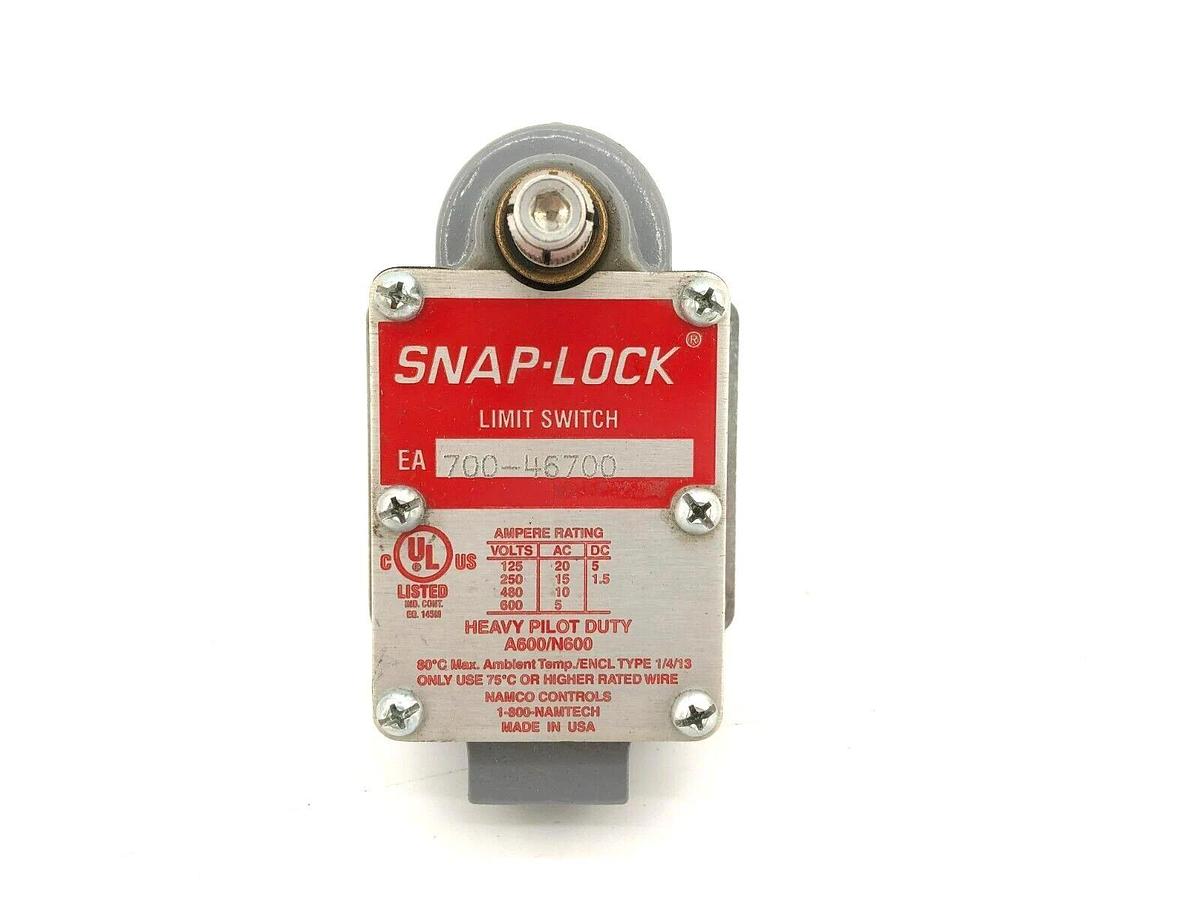 New Namco Controls EA700-46700 Snap-Lock Limit Switch 125/250/480/600VAC -No Box