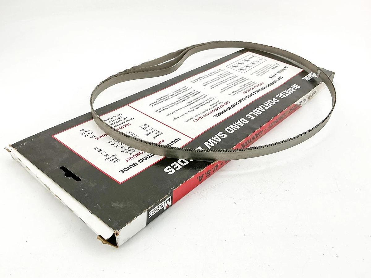New Morse 4TY49 Bi-Metal Portable Band Saw Blades 44 7/8"X1/2"X.020" ZWEP4410RGR