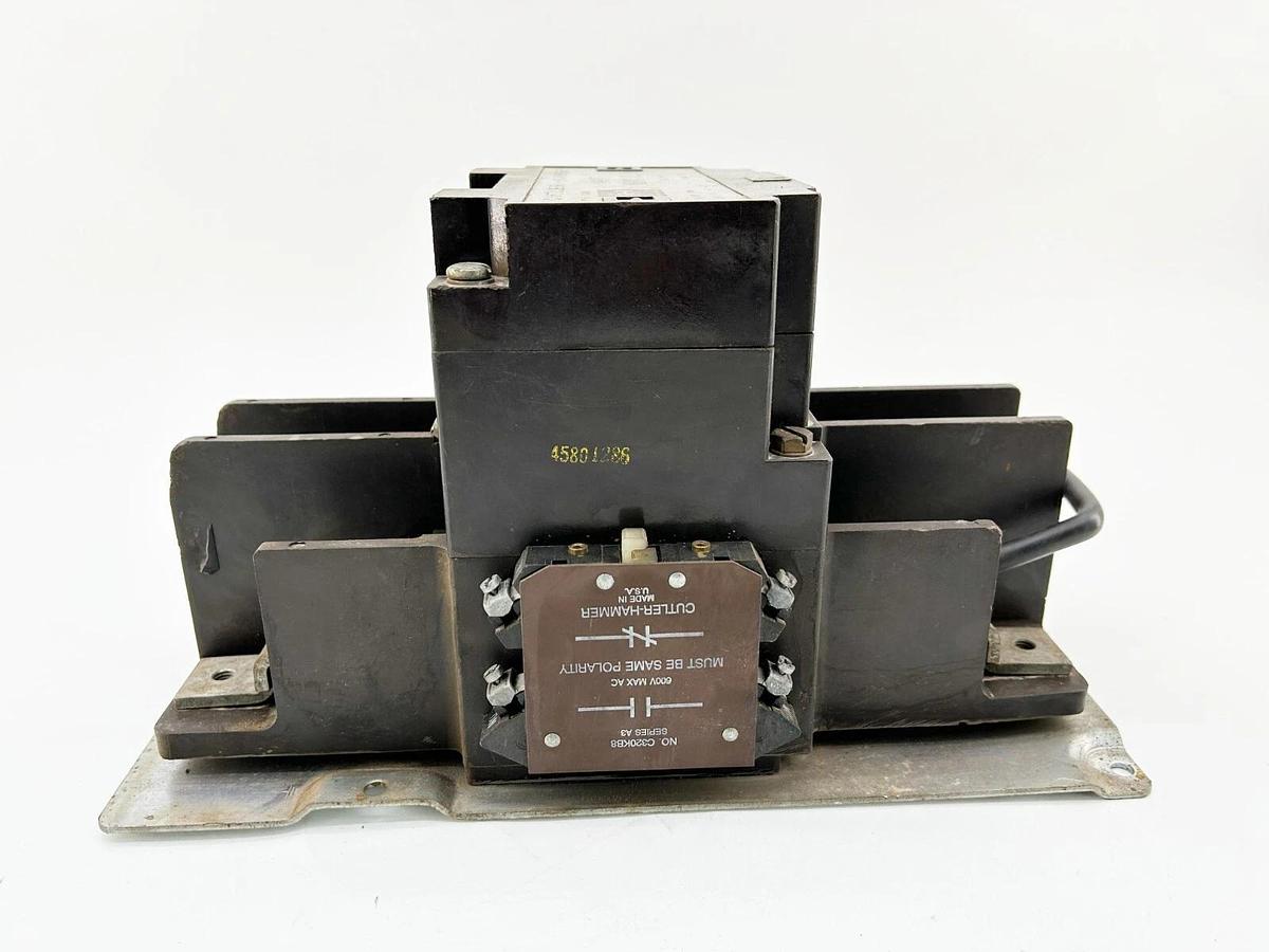 Used Cutler Hammer C10GN2 Contactor NEMA Size 5 270A 600V 50/60Hz
