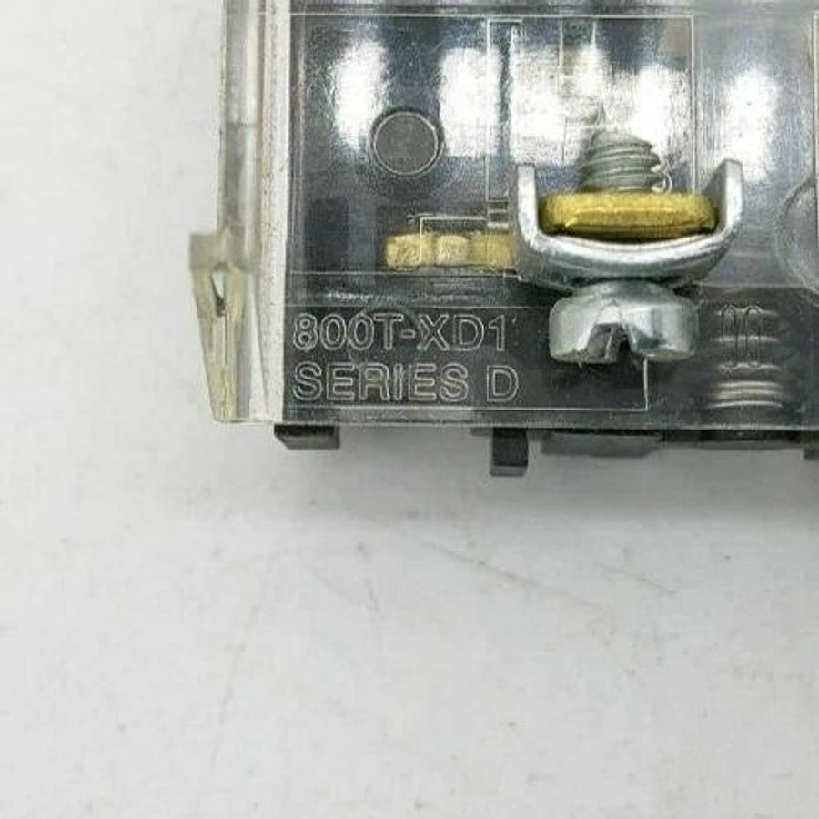 Lot of 3 New Allen Bradley 800T-XD1 Ser. D Contact Blocks - No Box