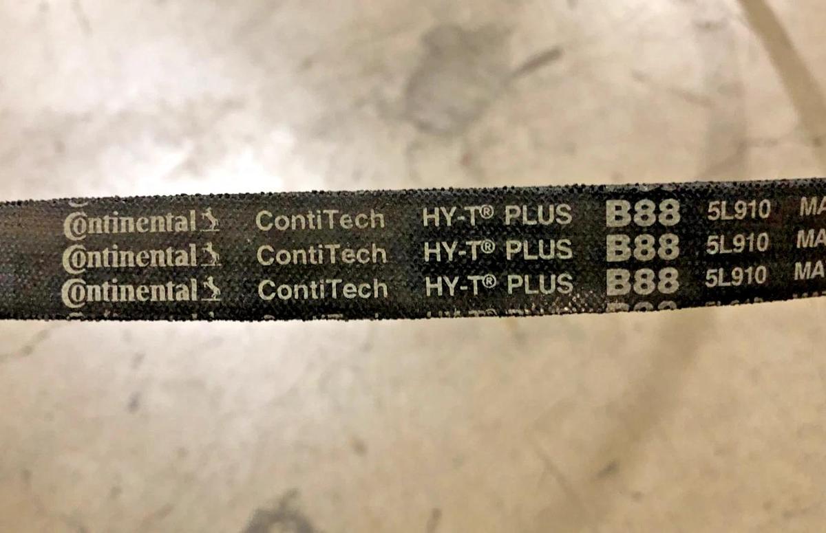 Lot of 2 New Continental HY-T Plus B88 Belts 5L910 - No Box