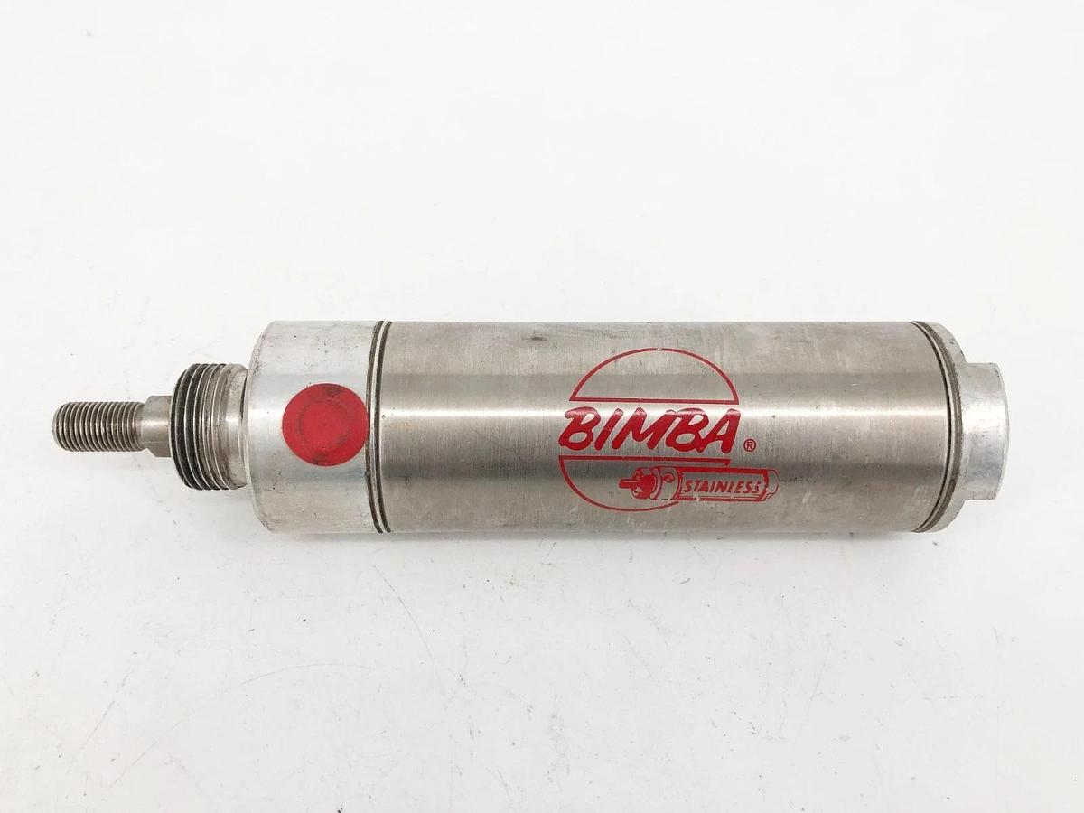 Used Bimba SR-313-DB Double Acting Pneumatic Cylinder 2" Bore 3" Stroke