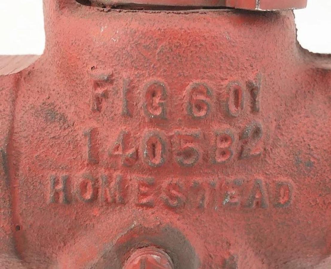 New Homestead 0601009010 Lubricated Plug Valve FIG 601 1" 200psi - No Box