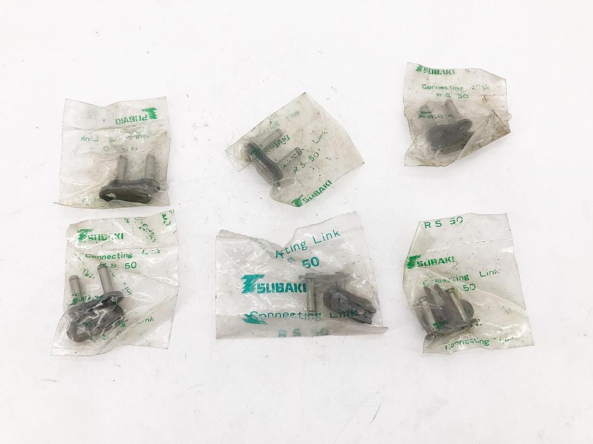 Lot of 6 New Tsubaki RS50 Offset Links