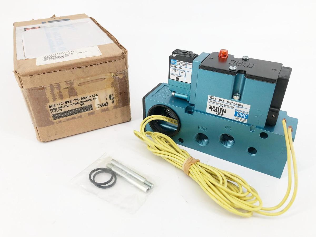 New MAC Valves 82A-AC-BKA-TM-DDA5-1DA Solenoid Valve 24VDC 150psi 5.4W