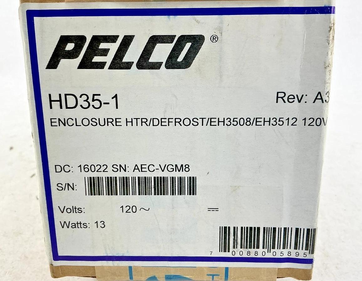New Pelco Schneider Electric HD35-1 Heater & Defroster Kit Rev A3 13W 120V