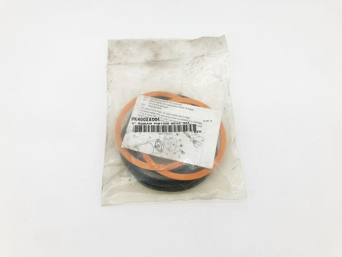 New Parker PK4002A001 Piston Seal Kit 4" BUNA-N