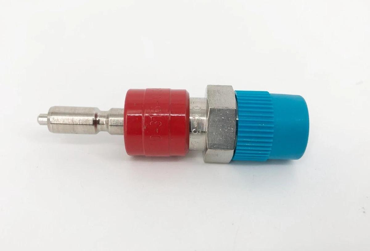 New Swagelok SS-QC4-D-4PM Instrumentation Quick Connect Stem with Valve
