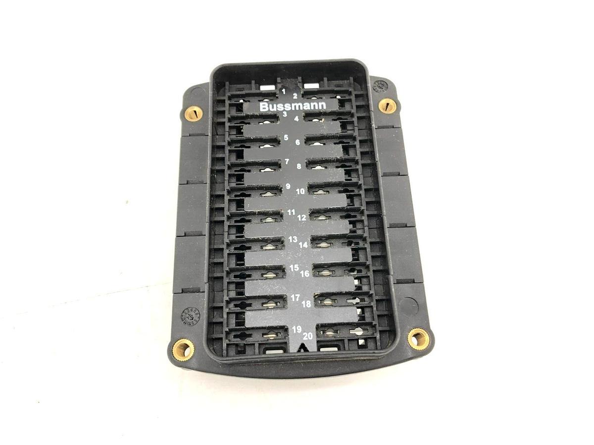 New Bussmann Fuse Holder Rear Terminal ATC Fuse Panel 20-Pole