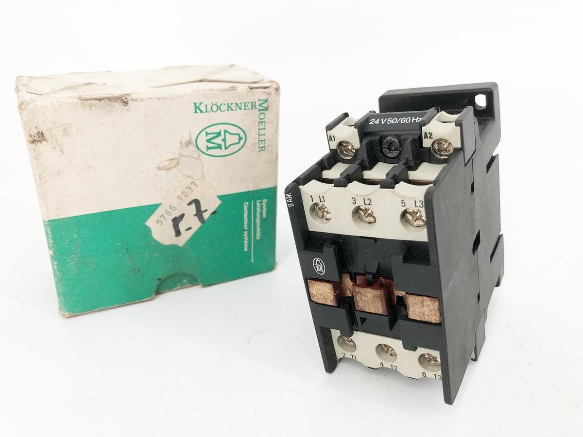 New Klockner-Moeller DIL 0 A M Contactor 24VDC 50/60Hz 35A