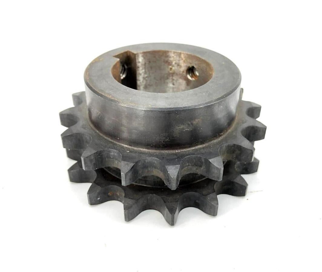 New Martin D50B16H Double Roller Chain Sprocket 1-5/8" Bore