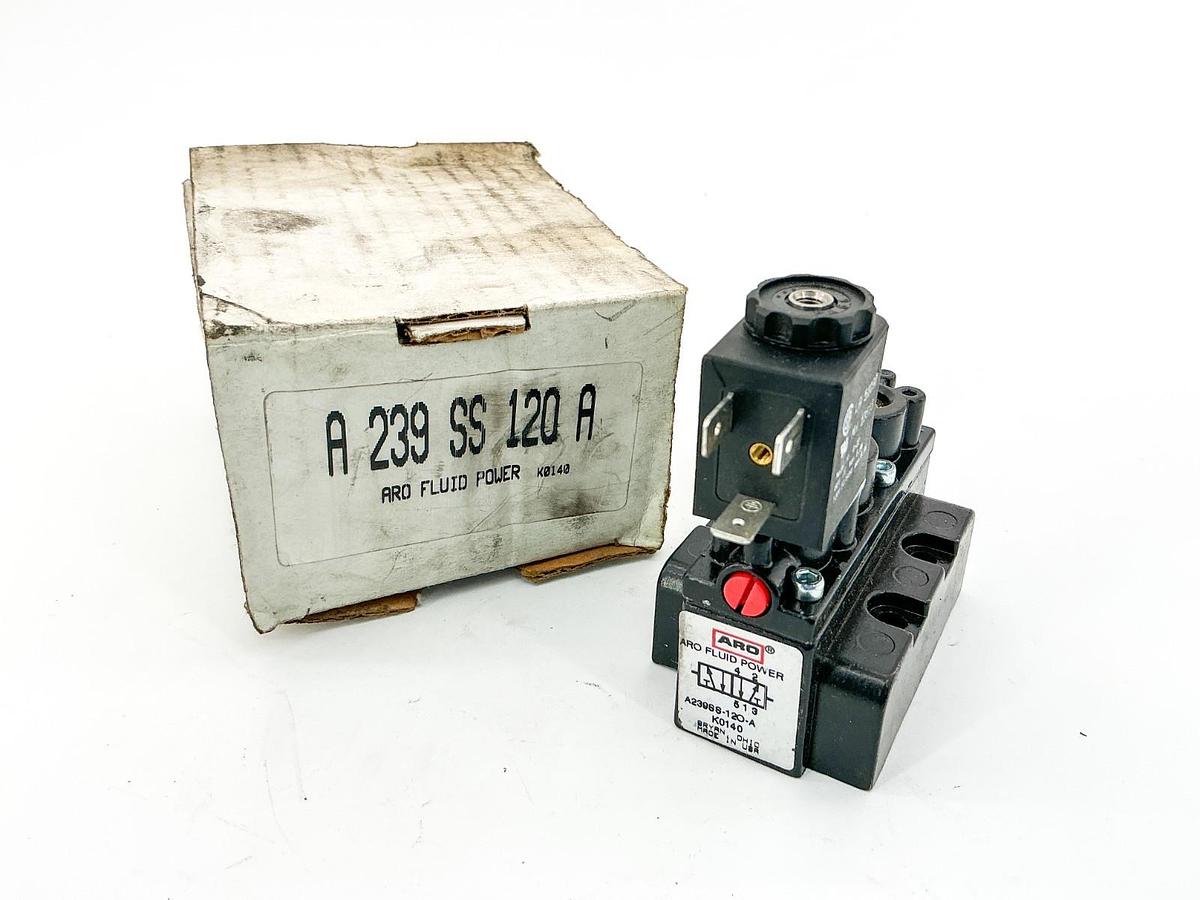 New ARO A239SS-120-A Solenoid Valve 120VAC 6.9VA A 239 SS 120 A