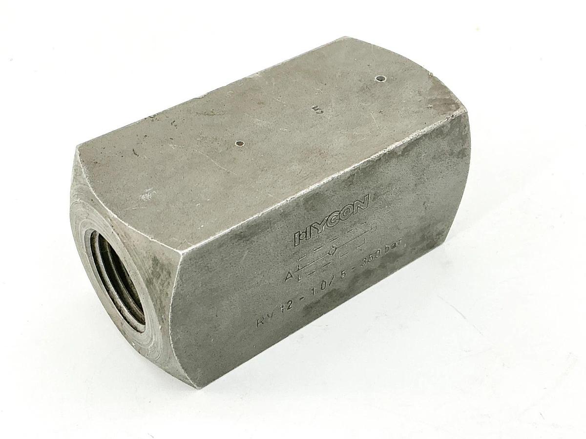 Used Hycon RV12-1.0/5-350 Check Valve 350Bar