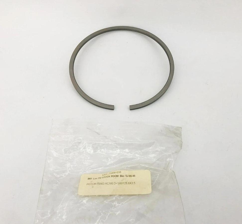 New Buhler UXS-23000-038 Piston Ring 140/128.6X3.5 HC1KI