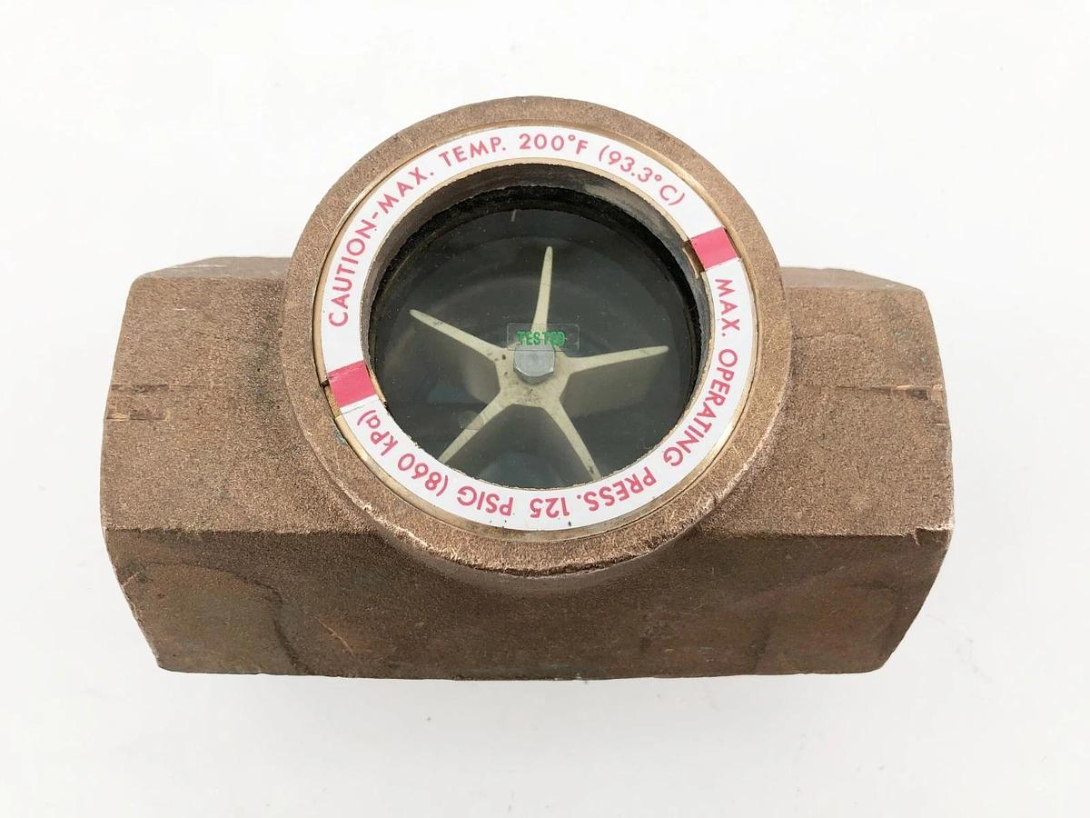New Dwyer SFI-300-1-1/2 Sight Flow Indicator Size 1-1/2" 125psig - No Box