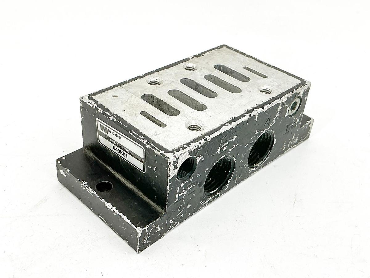 Used Ross Controls 643K91 Single Sub-Base