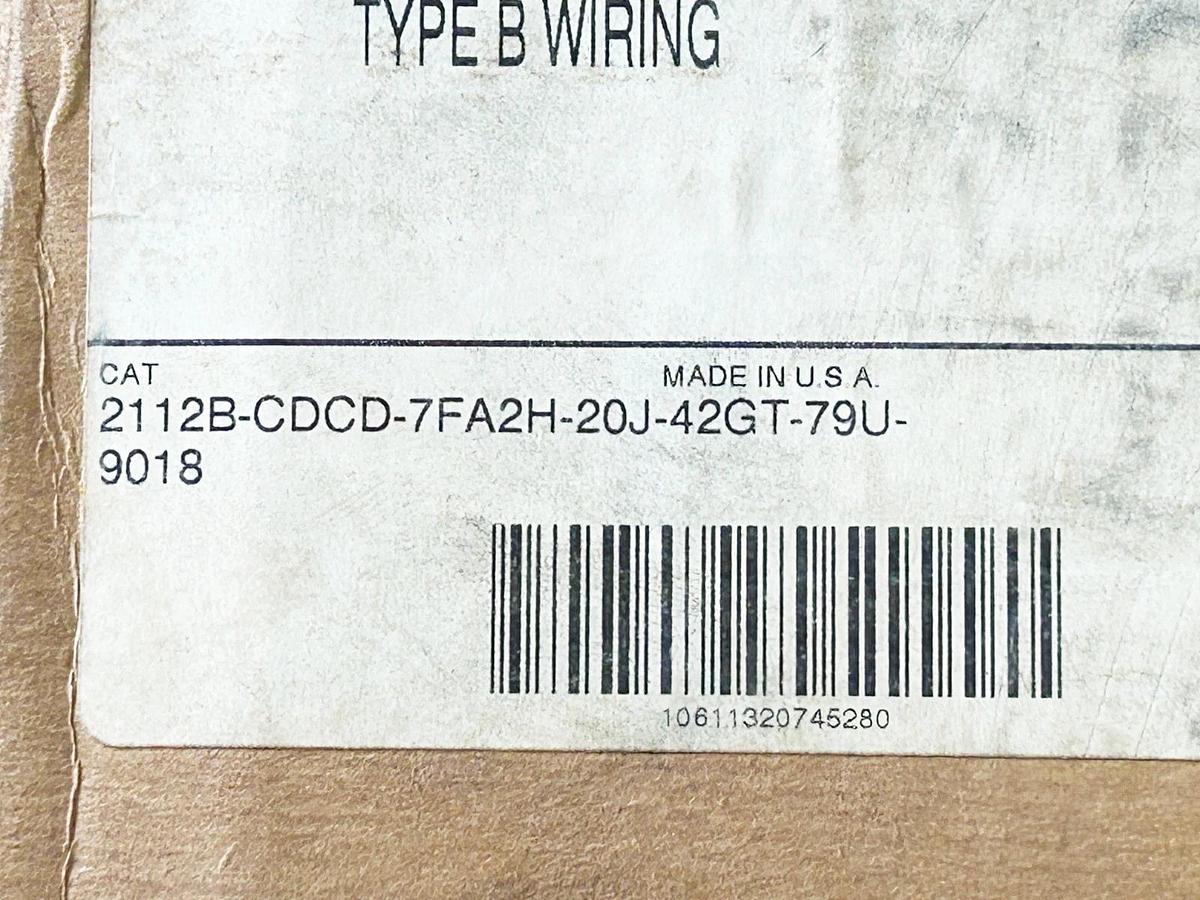 Used Allen Bradley 2112B-CDCD-7FA2H-20J-42GT-79U-9018 Fusible Combination Starter Siz