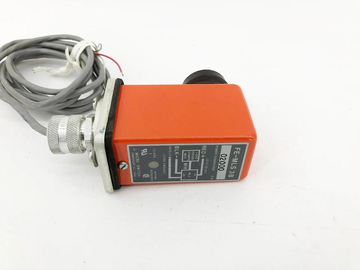 New Honeywell FE-MLS3B-02000 Photoelectric Sensor Retro-Reflective 12-18VDC 2W