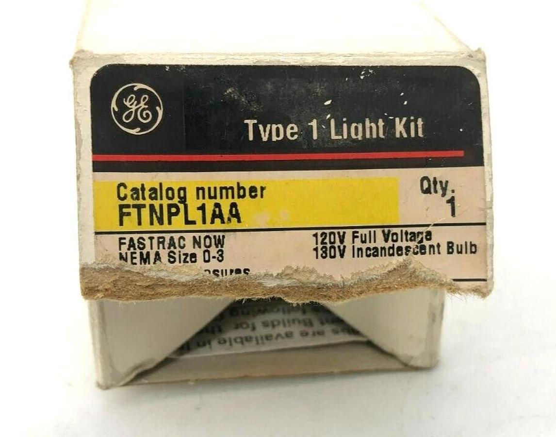 New GE General Electric FTNPL1AA Type 1 Light Kit NEMA 0-3 Green and Red